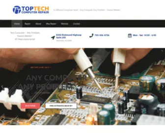 Toptechva.com("Any Computer) Screenshot