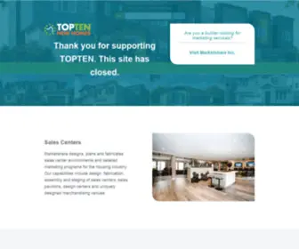 Toptennewhomecommunities.com(TOPTEN Builder Services) Screenshot
