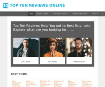 Toptenreviews-Online.com(News, tips and reviews to Help You out) Screenshot