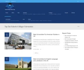 Toptenscu.com(Top ten schools colleges universities) Screenshot