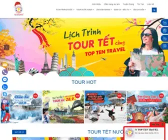 Toptentravel.com.vn(CÔNG TY DU LỊCH TOP TEN TRAVEL) Screenshot