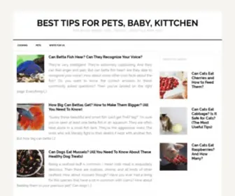 Toptipsforher.com(Best Tips for Pets) Screenshot