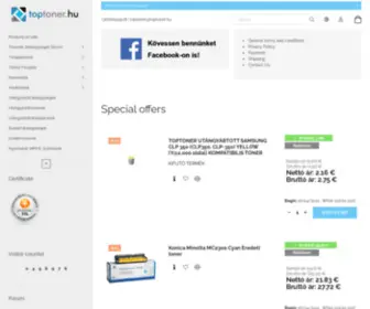 Toptoner.hu(Nyomtató) Screenshot