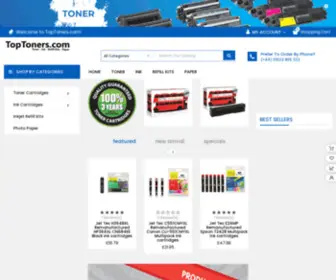 Toptoners.com(For Laser Toners) Screenshot