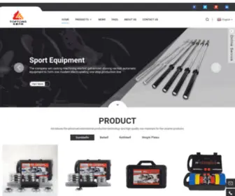 Toptonssport.com(Dingzhou Toptons Sport Equipment Co) Screenshot