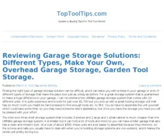 Toptooltips.com(Guides & Buying Tips For The Tool World) Screenshot