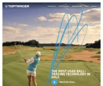Toptracer.com(We're changing golf) Screenshot