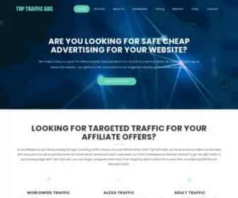 Toptrafficads.com(Top Traffic Ads) Screenshot