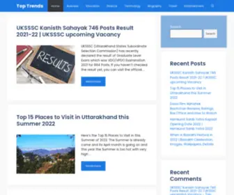 Toptrends4U.in(Top Trends) Screenshot