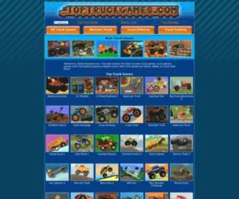 Toptruckgames.com(Top Truck Games) Screenshot