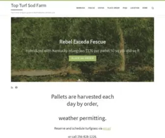 Topturfsod.com(Top Turf Sod Farm) Screenshot