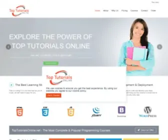 Toptutorialsonline.net(Top Tutorials Online) Screenshot