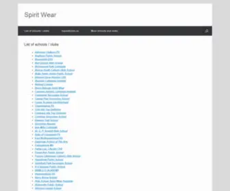 Topuniforms.net(Spirit Wear) Screenshot