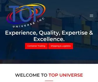 Topuniverse.com(International Freight Forwarders & Cargo Shipping Company Near Me) Screenshot