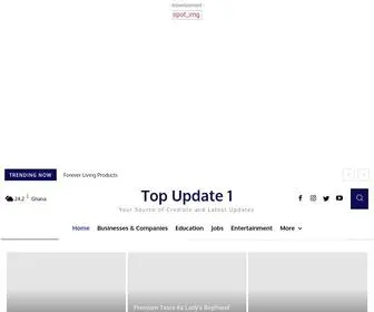 Topupdate1.com(Ghana's No) Screenshot