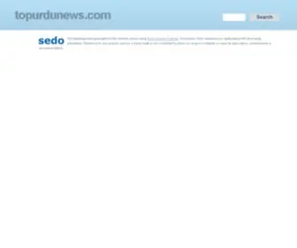 Topurdunews.com(Urdu News) Screenshot