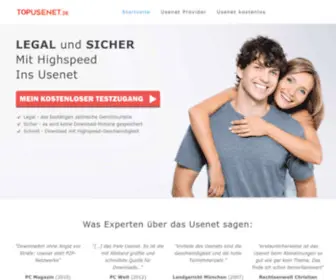 Topusenet.de(Im Usenet kostenlos und legal downloaden) Screenshot