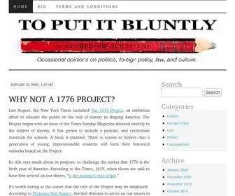 Toputitbluntly.com(Politics) Screenshot