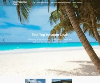 TopVacationdeals.com(Top Vacation Deals) Screenshot