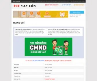 TopVaytien.com(Vay Tiền Online Nhanh Tại Top Vay Tiền Với Nhiều Web) Screenshot