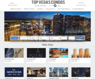 TopVegascondos.com(Las Vegas Condos For Sale and For Rent) Screenshot