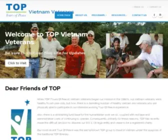 TopVietnamveterans.org(Vietnam Travel for Vietnam Veterans) Screenshot