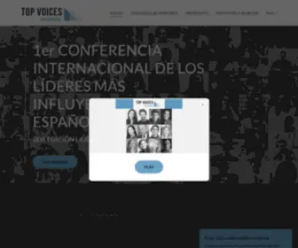 TopVoicesenespanol.com(INICIO) Screenshot