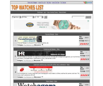 Topwatcheslist.com(Topwatcheslist) Screenshot