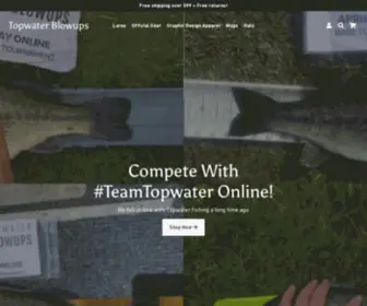 Topwaterblowups.com(Topwater Blowups Official) Screenshot