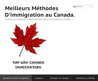 Topwaycanadaimmigration.com(Easy Canada immigrate) Screenshot