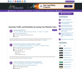 Topwebmarks.com(Generate Traffic and Backlinks by Saving Top Website Links on Our Platform) Screenshot