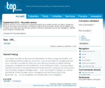 Topwebmasters.net(TOP Webmasters) Screenshot