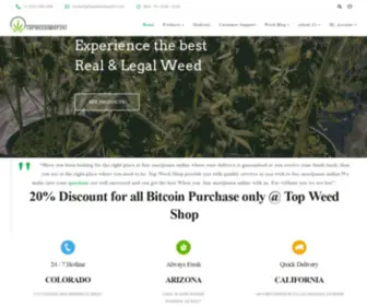 Topweedshop247.com(Buy Weed Online with Bitcoins) Screenshot