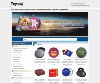 Topwincrafts-ES.com(Llaveros, alfileres e insignias, etiquetas de equipaje, imanes de nevera, medallas y medallones Factory China) Screenshot