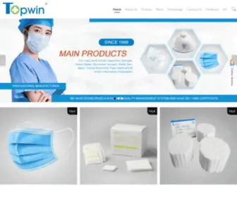 Topwinmed.com(Topwin Medical Products) Screenshot