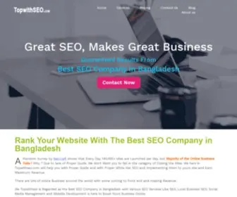 Topwithseo.com(Best SEO Company in Bangladesh) Screenshot