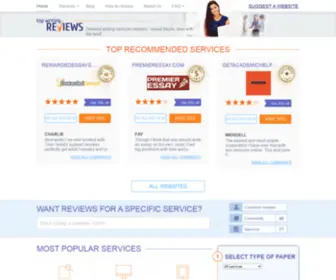 Topwritingreviews.com(Best Custom Writing Services of 2021 From Top Writers) Screenshot