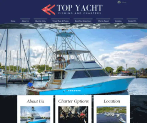 Topyachtfishing.com(Luxury Fishing Charter) Screenshot