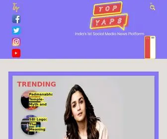Topyaps.com(Top 10 of any field) Screenshot