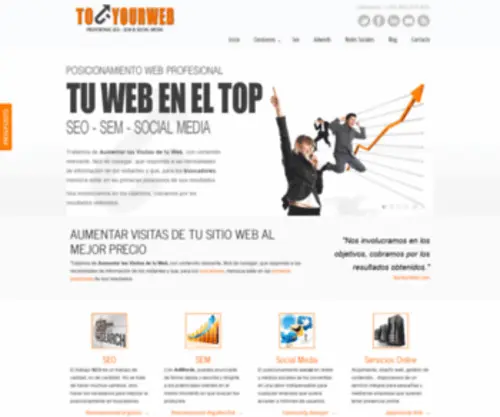 Topyourweb.com(Aumentar Visitas Web) Screenshot