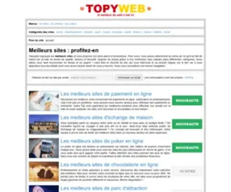 Topyweb.com(Découvrez les meilleurs sites) Screenshot