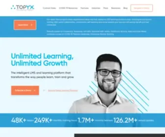 Topyx.com(TOPYX Learning Management System) Screenshot