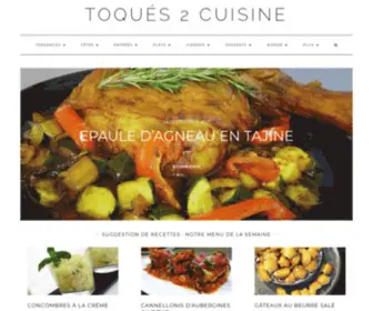 Toques2Cuisine.com(Toqués2Cuisine) Screenshot