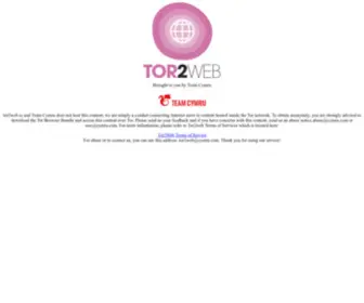 Tor2Web.io(Tor2Web) Screenshot