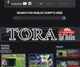 Tora-Scripts.com(#1 Website for roblox scripts) Screenshot