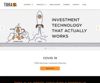 Tora.com(Cloud-based Multi-asset Trading) Screenshot