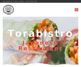 Torabistro.ca(The Best Sushi Restaurant in Peterborough) Screenshot