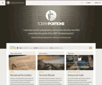 Torahportions.org(Torah Portions) Screenshot