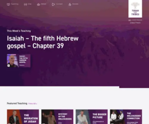 Torahtothetribes.com(Torah to the Tribes) Screenshot