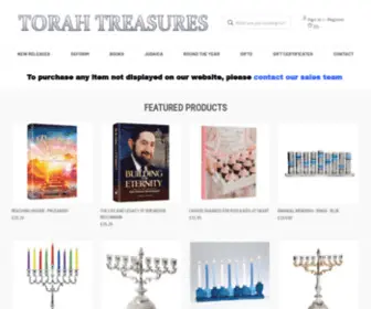 Torahtreasures.co.uk(Torah Treasures) Screenshot